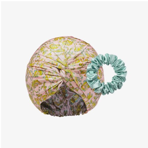 SLIP Pure Silk Turban And Scrunchie Gift Set - Fern New In Box - Picture 3 of 3